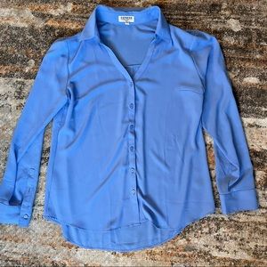 Express Light Blue Portofino Shirt (Large)